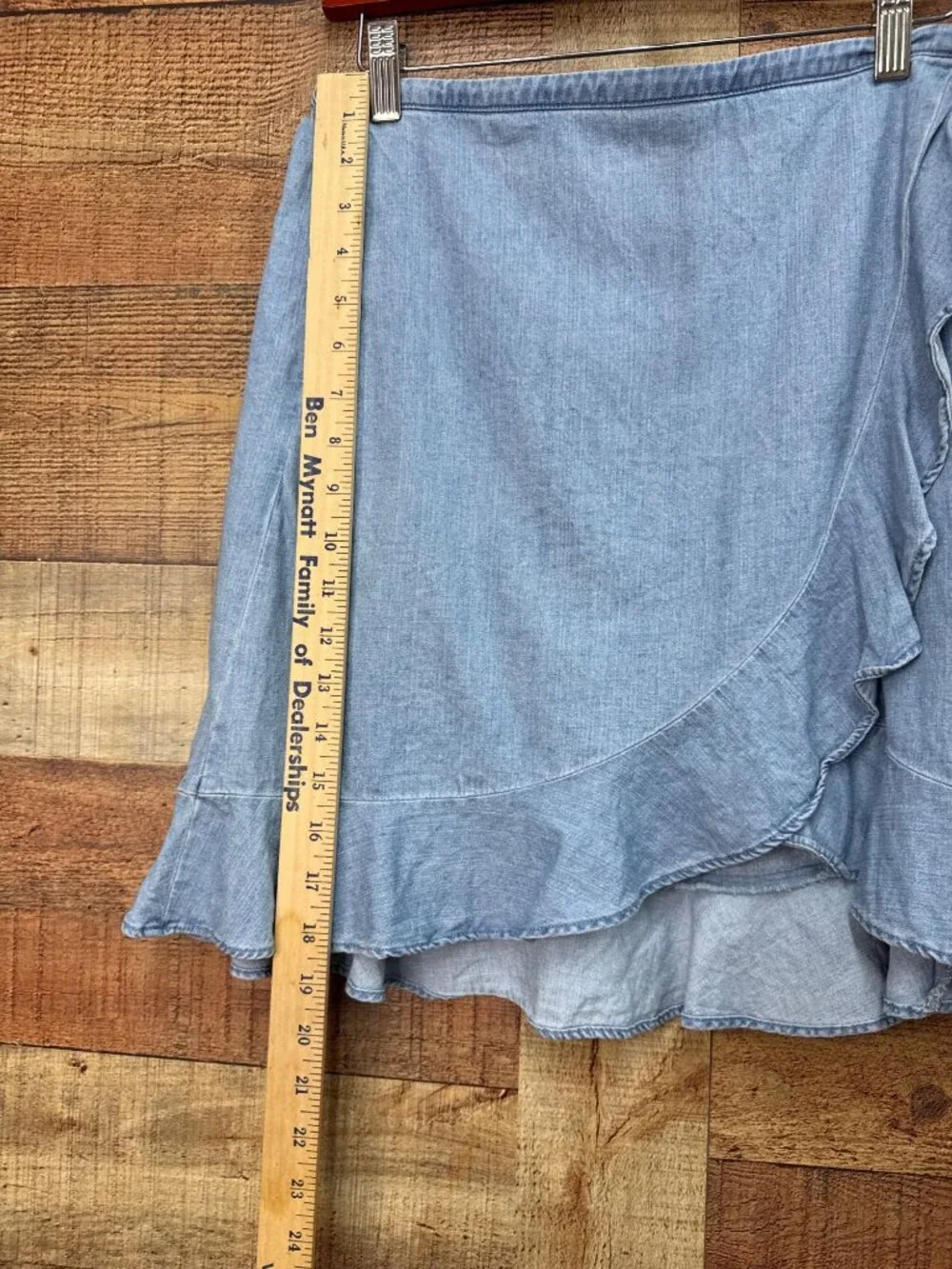 J.Crew Wrap Skirt With Ruffle Hem Size S